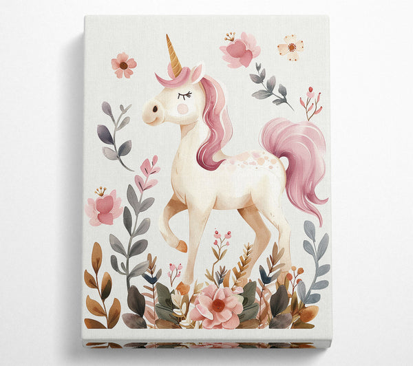  A Canvas Print of Graceful Unicorn Canvas Art