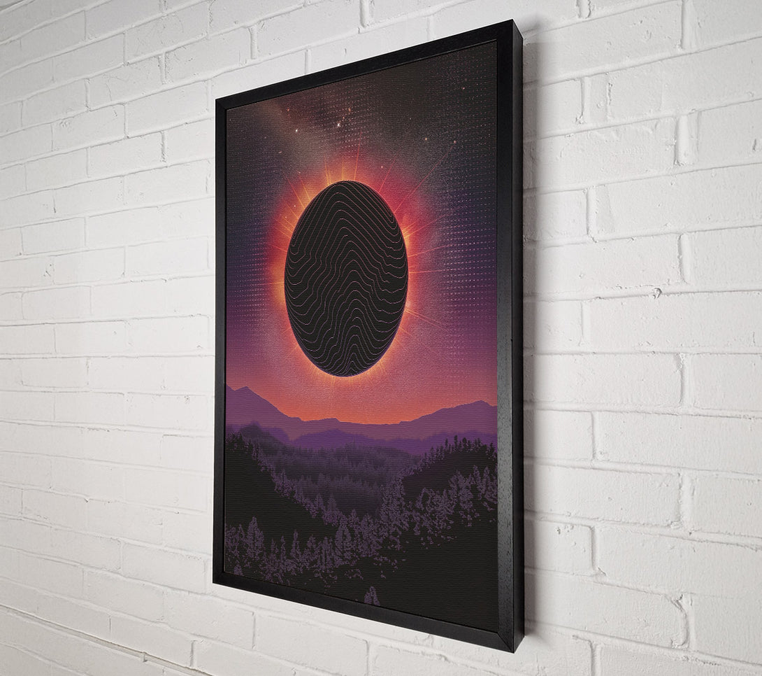  A Canvas Print of Solar Eclipse Canvas Art