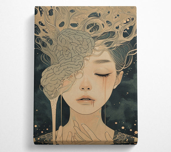  A Canvas Print of The Weeping Mind Canvas Wall Art