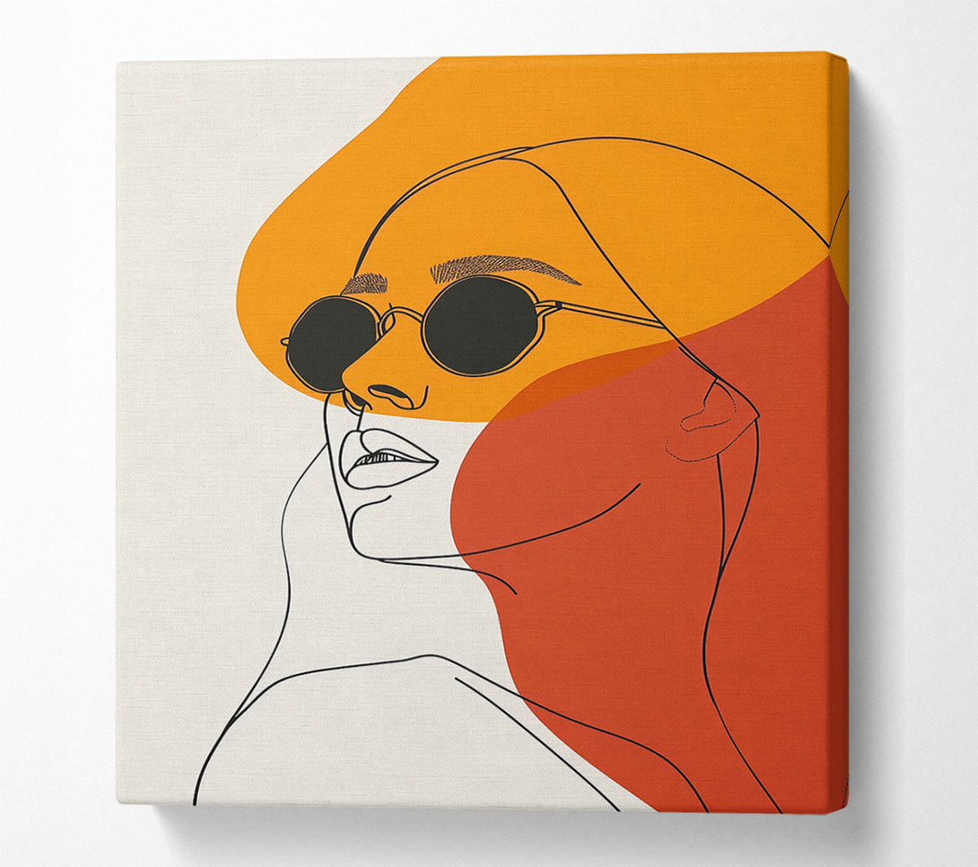  A Canvas Print of Tangerine Dream Canvas Print
