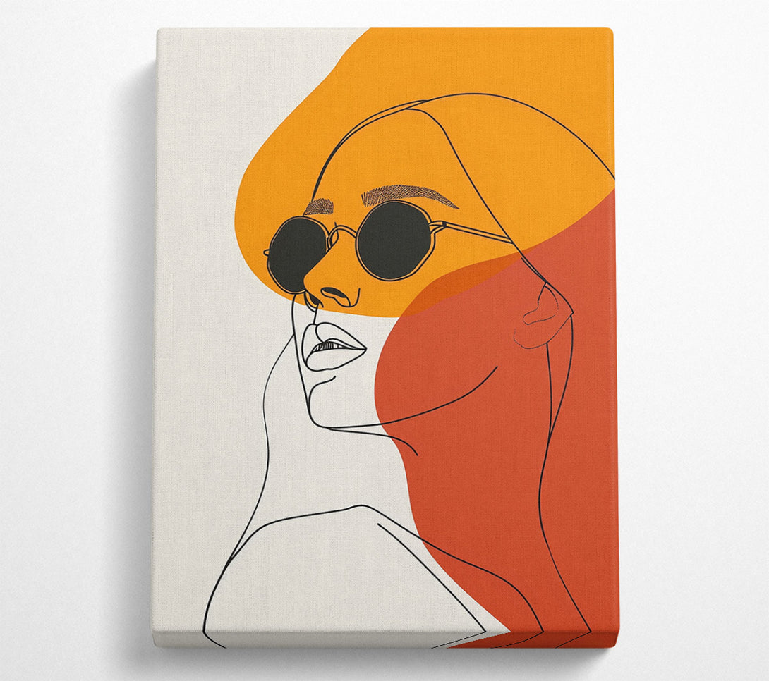  A Canvas Print of Tangerine Dream Canvas Print