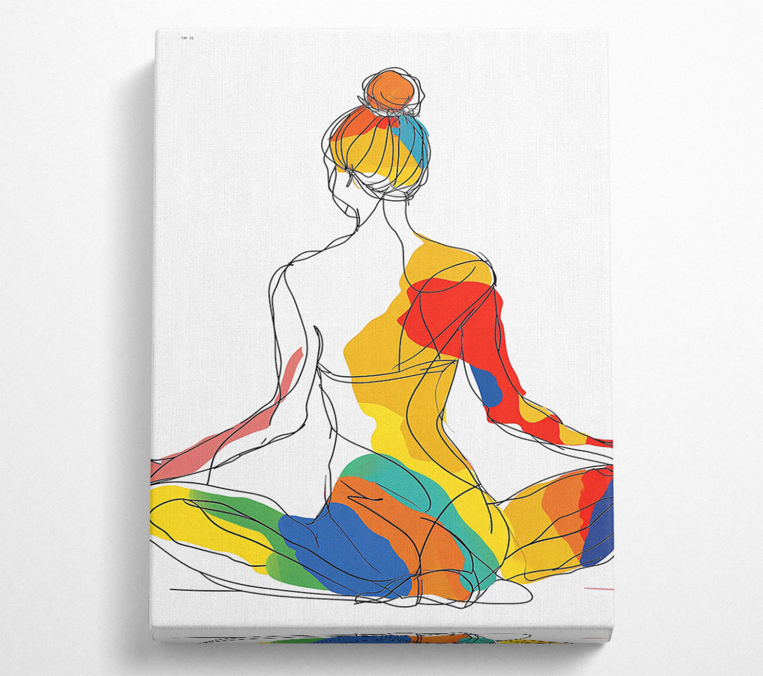 A Canvas Print of Spectrum Of Serenity Canvas Print
