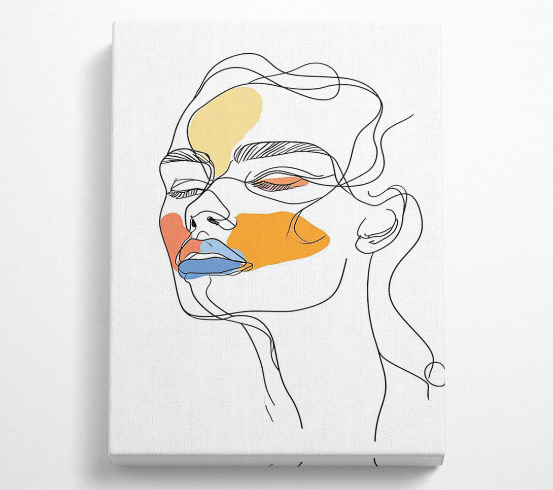  A Canvas Print of Blushing Beauty Canvas Art