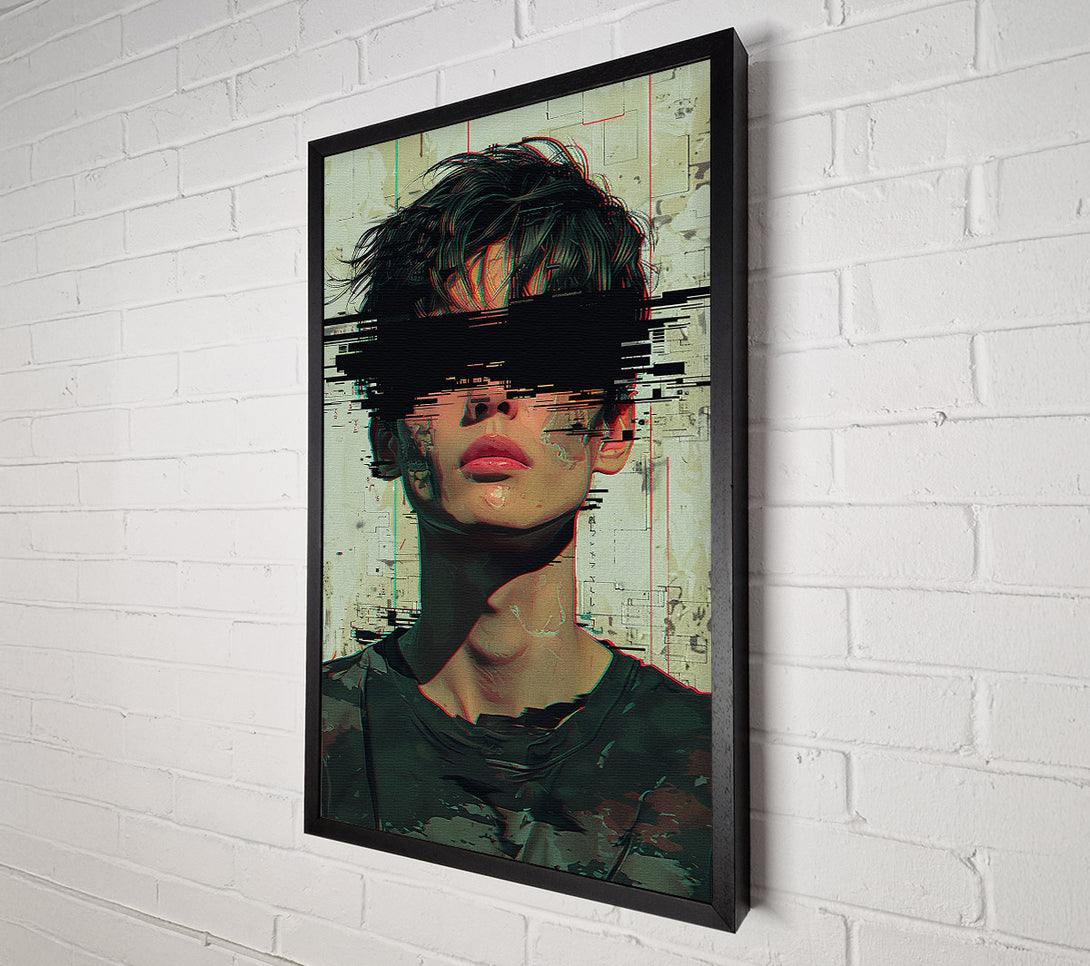  A Canvas Print of Lost In The Digital Realm Canvas Print