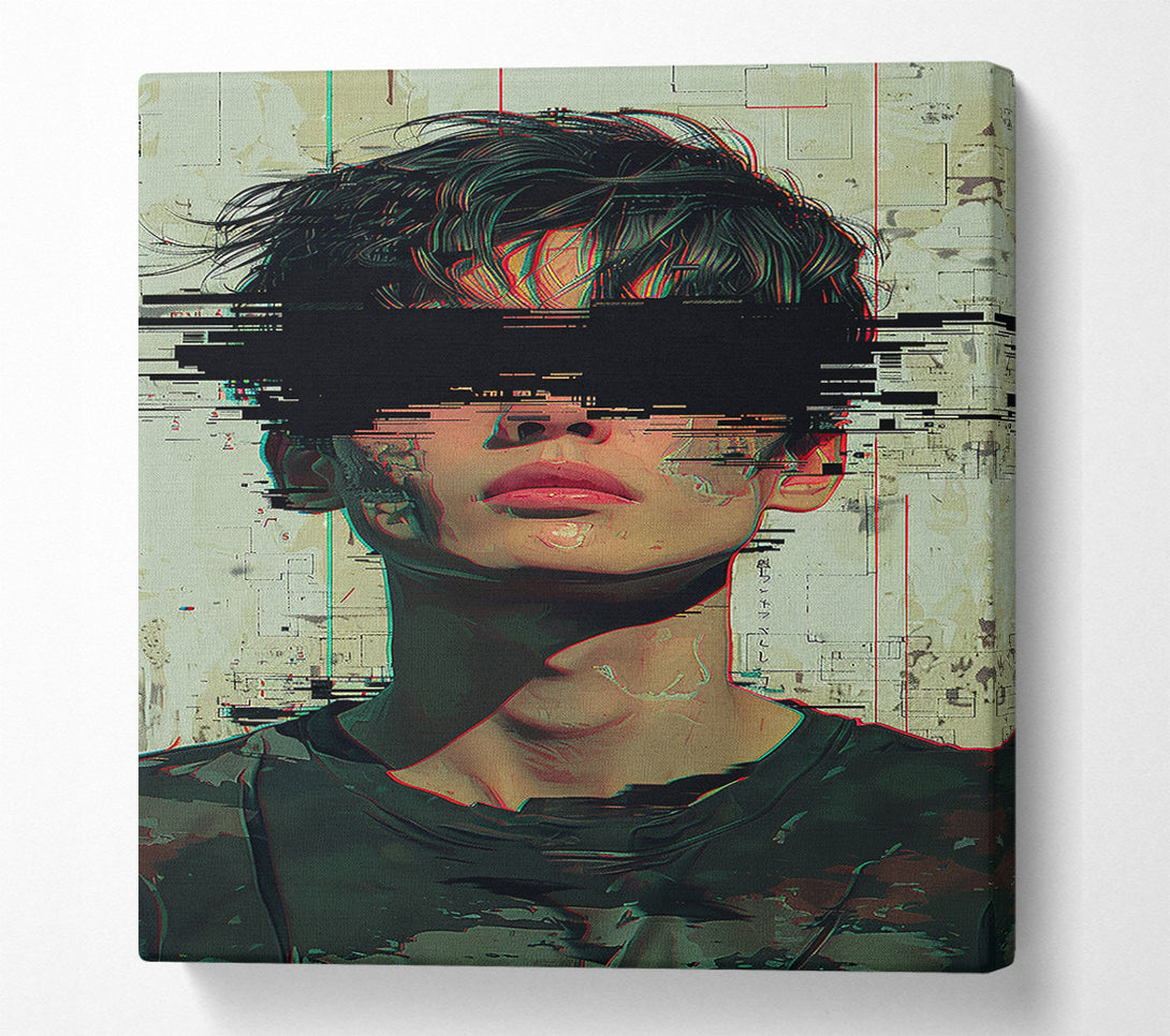  A Canvas Print of Lost In The Digital Realm Canvas Print