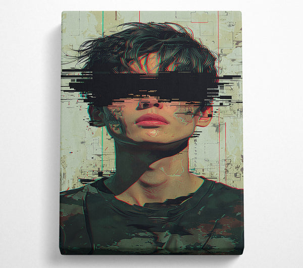  A Canvas Print of Lost In The Digital Realm Canvas Print