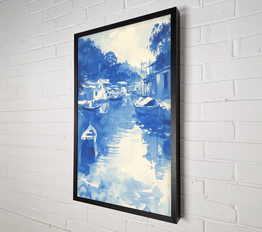  A Canvas Print of Indigo Dreams Canvas Art