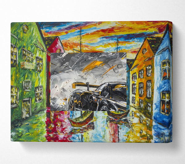  A Canvas Print of Mclaren 650S - Speed And Passion Canvas Wall Art