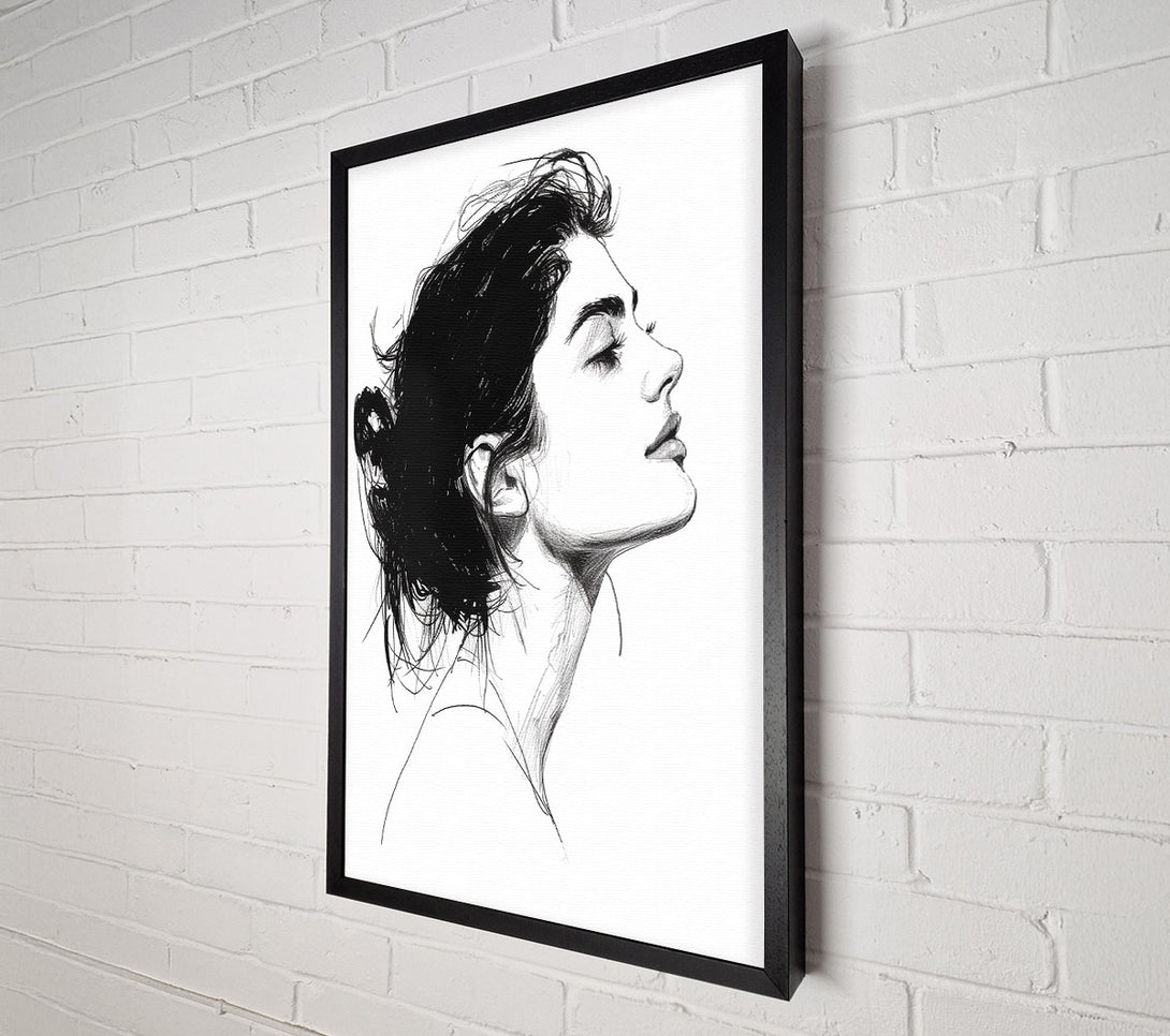  A Canvas Print of Graceful Serenity Canvas Art