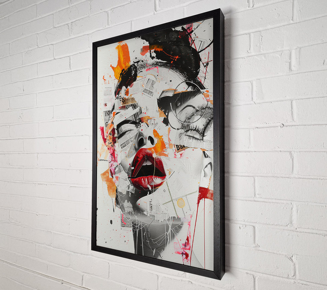  A Canvas Print of Mixed Emotions Canvas Wall Art
