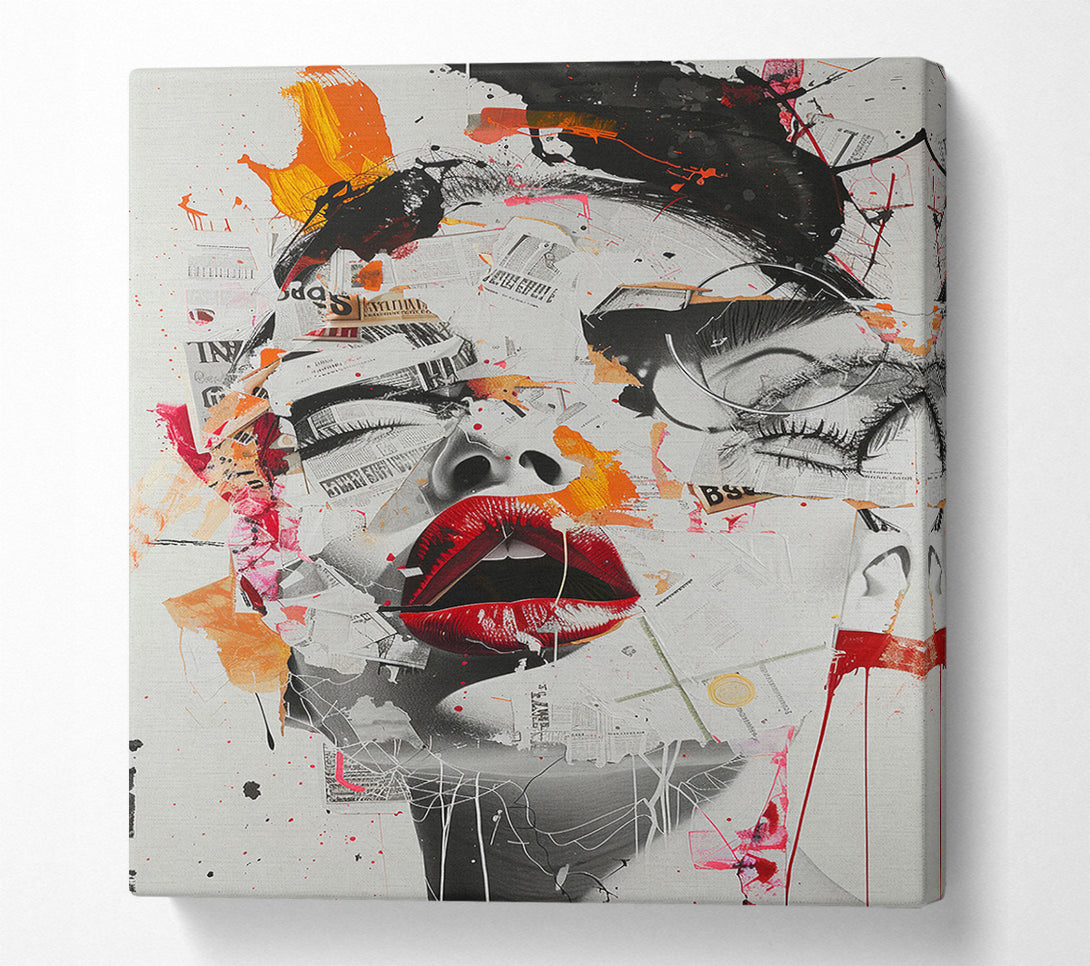  A Canvas Print of Mixed Emotions Canvas Wall Art