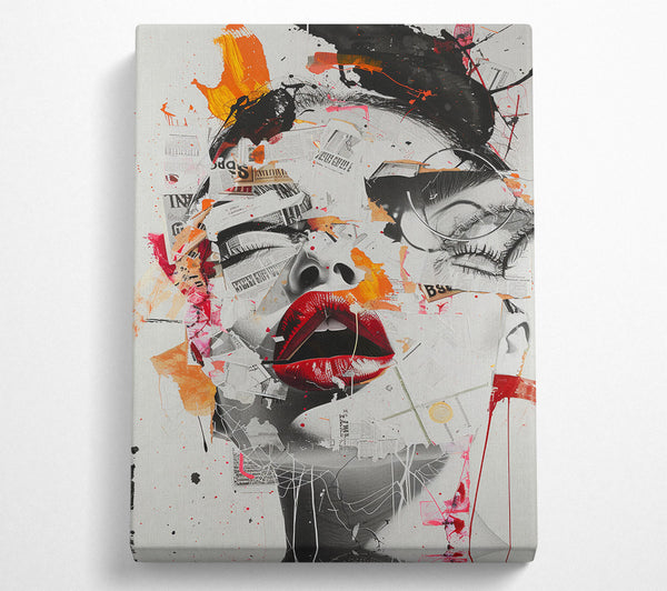  A Canvas Print of Mixed Emotions Canvas Wall Art