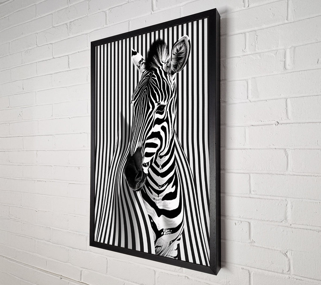  A Canvas Print of Zebra Pop Canvas Art