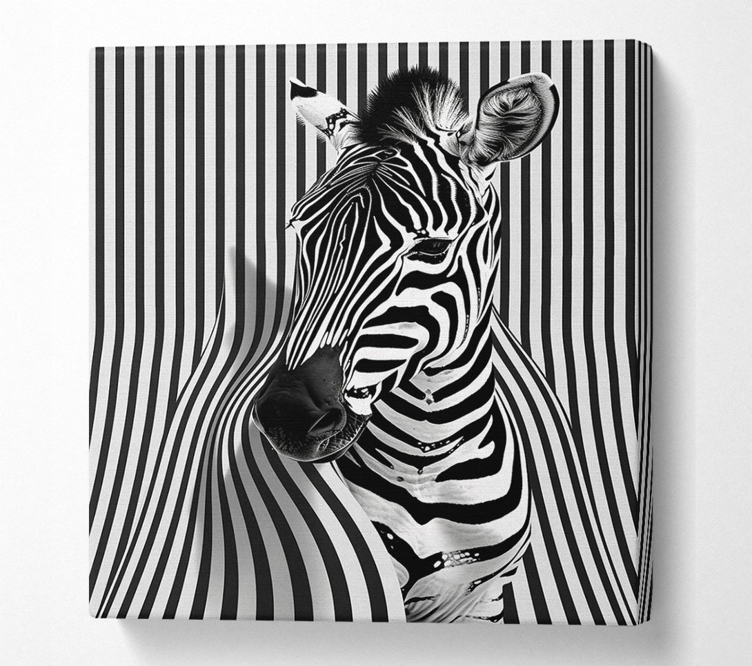  A Canvas Print of Zebra Pop Canvas Art