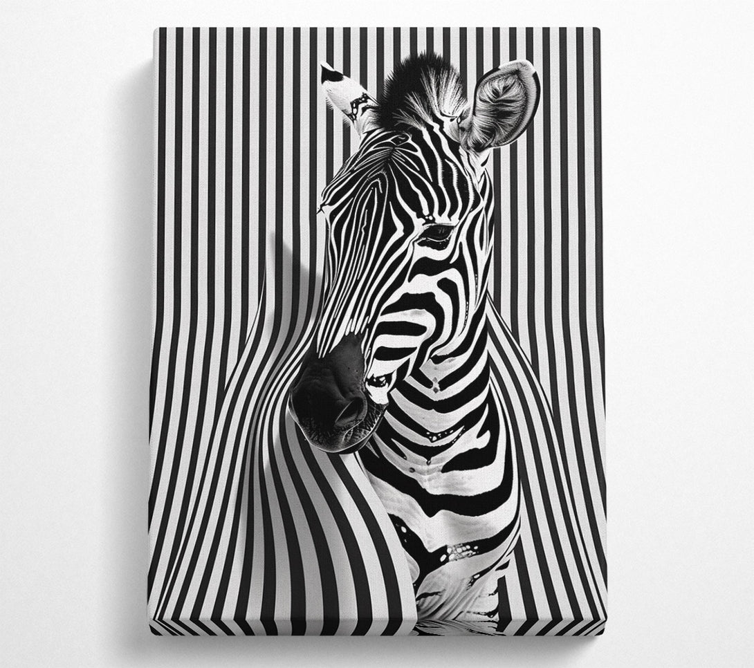  A Canvas Print of Zebra Pop Canvas Art