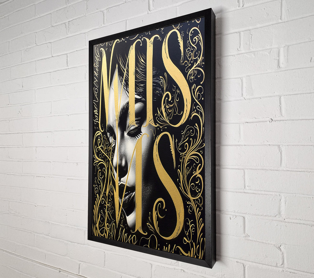  A Canvas Print of Golden Girl Canvas Wall Art