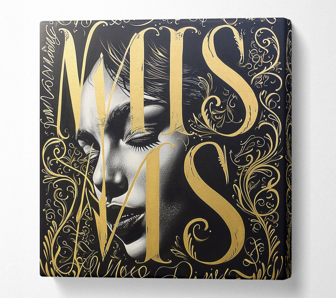  A Canvas Print of Golden Girl Canvas Wall Art