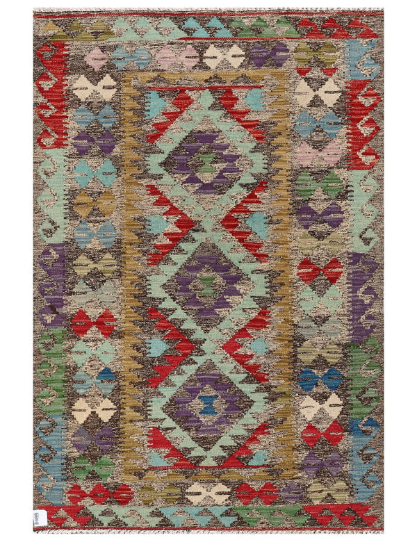 Maimana Afghanistan Kilim Rug - 150 x97 cm