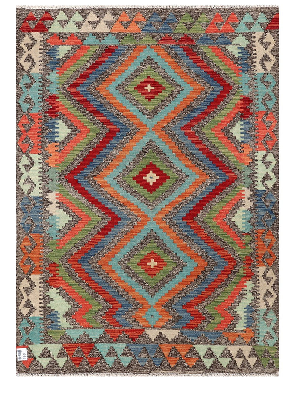 Maimana Afghanistan Kilim Rug - 141 x101 cm