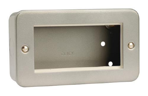 Scolmore CL312 - 2 Gang Plate - 4 Apertures