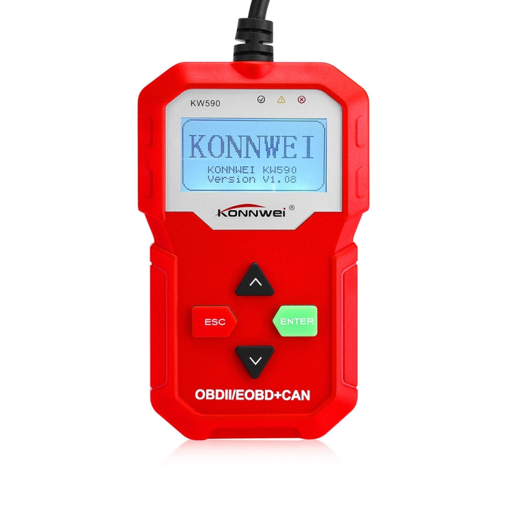 KONNWEI KW590 Mini OBDII Car Auto Diagnostic Scan Tools Auto Scan Adapter Scan Tool (Can Only Detect 12V Gasoline Car), KW590