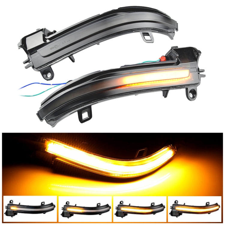 1 Pair For BMW 3 Series F20 Car Dynamic LED Turn Signal Light Rearview Mirror Flasher Water Blinker, For BMW 3 Series F20 (Transparent), For BMW 3 Series F20 (Transparent Black)