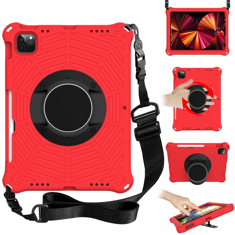 Spider King EVA Protective Case with Adjustable Shoulder Strap & Holder & Pen Slot, For iPad 9.7 2018 & 2017 / Pro 9.7 / Air 2 / Air, For iPad 10.2 2021 / 2020 / 2019, For iPad Pro 10.5 inch 2017 / Air 3 10.5 inch                                       ...