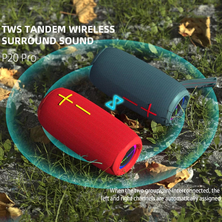 HOPESTAR P20 Pro Waterproof Wireless Bluetooth Speaker, P20 Pro(Blue), P20 Pro(Black), P20 Pro(Red), P20 Pro(Grey)