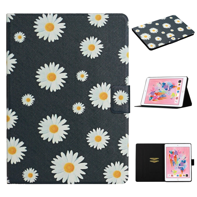 Flower Pattern Horizontal Flip Leather Case with Card Slots & Holder, For iPad 5, For iPad 10.2, For iPad Pro 10.5 inch, For iPad Pro 11 2020