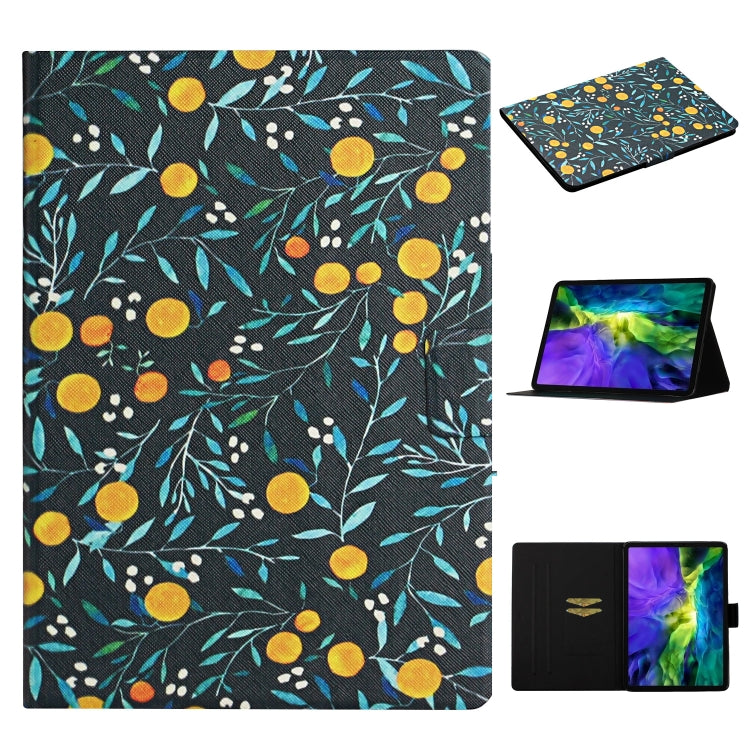 Flower Pattern Horizontal Flip Leather Case with Card Slots & Holder, For iPad 5, For iPad 10.2, For iPad Pro 10.5 inch, For iPad Pro 11 2020