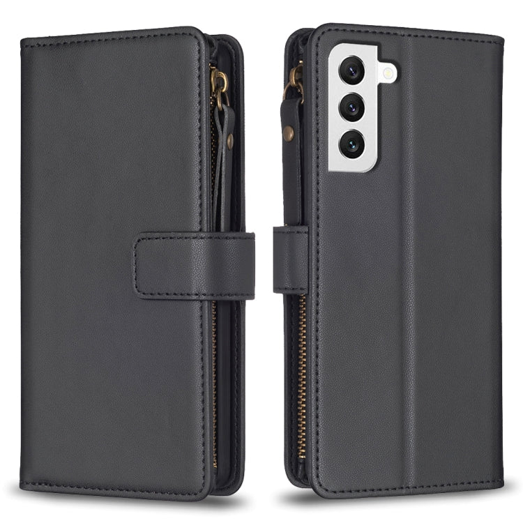 9 Card Slots Zipper Wallet Leather Flip Phone Case, For Samsung Galaxy S22+ 5G, For Samsung Galaxy S22 5G, For Samsung Galaxy A03s, For Samsung Galaxy A41