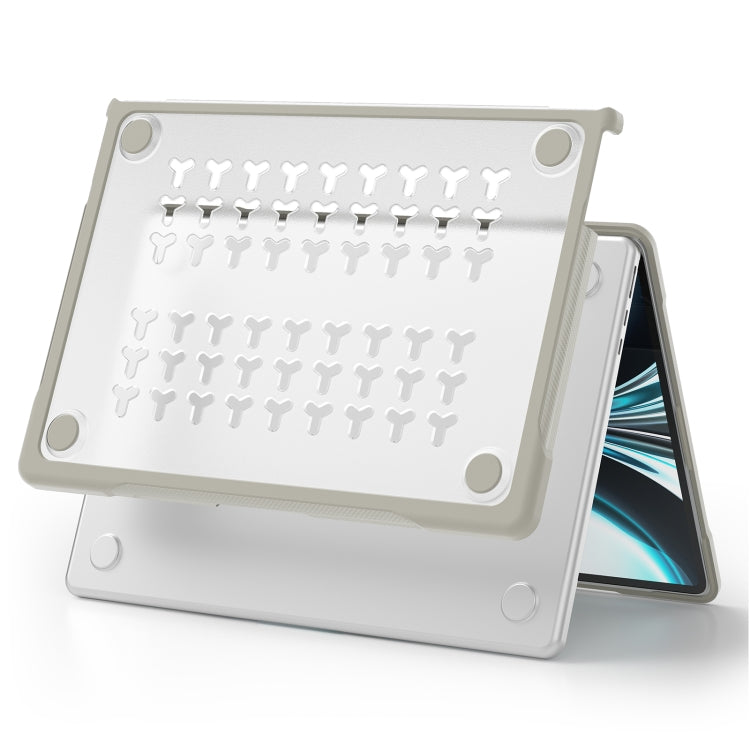 Translucent Laptop Protective Case, For MacBook Air 13.6 inch A2681 2022 / M3 2024 A3113 / M4 2025 A3240