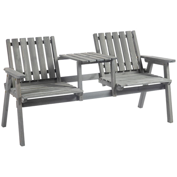 2 Seater Garden Bench Antique Loveseat for Yard