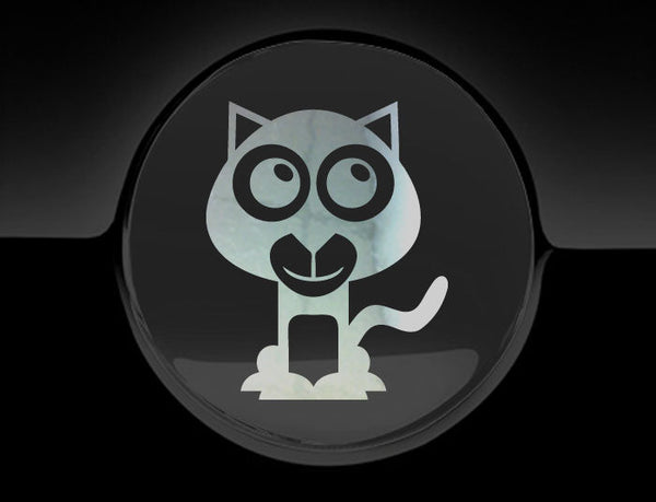 Adorable Panther Fuel Cap Car Sticker