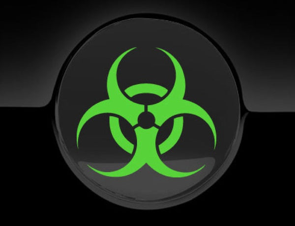 Biohazard Fuel Cap Cover Car Sticker