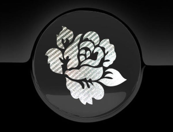 English Rose Fuel Cap Cover Car Sticker