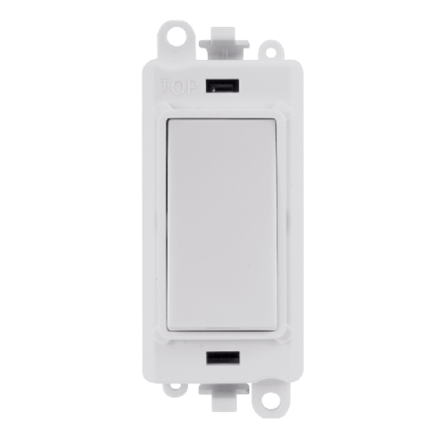Scolmore GM2018PW -  20AX Double Pole Switch Module - White