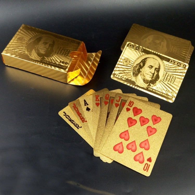 Creative Frosted  Back Texture Plastic From Vegas to Macau Playing Cards Texas Poker Novelty Collection Gift, Silver Tattice Paper Box, Mosaic Gold Dollar Paper Box, Golden Dragon and Phoenix Paper Box, Gold Double Dragon Kung Hei Fat Choy Paper Box   ...