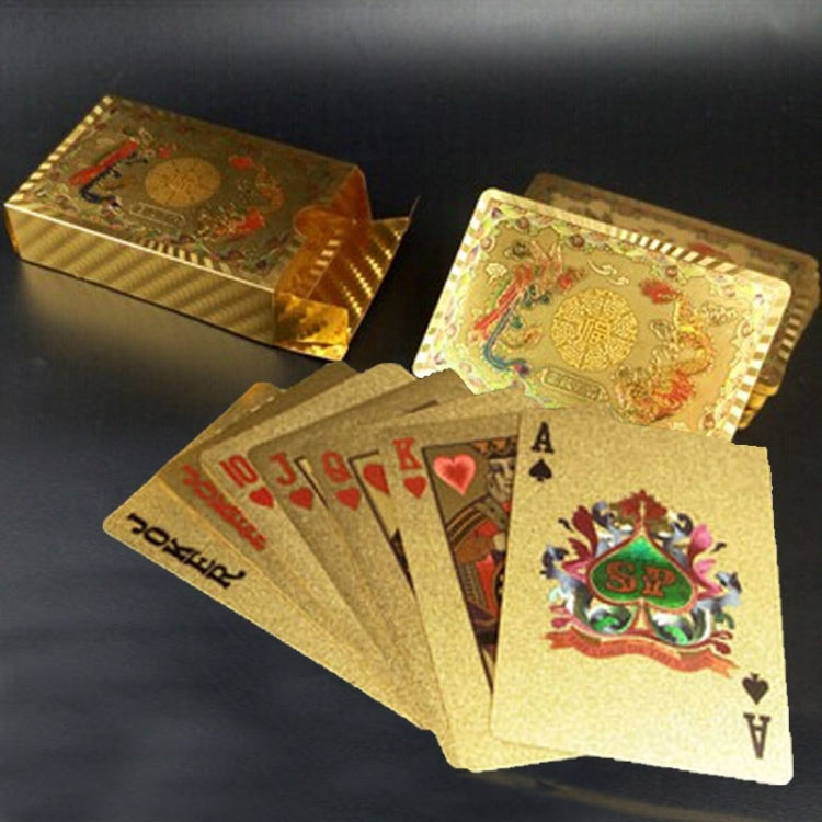 Creative Frosted  Back Texture Plastic From Vegas to Macau Playing Cards Texas Poker Novelty Collection Gift, Silver Tattice Paper Box, Mosaic Gold Dollar Paper Box, Golden Dragon and Phoenix Paper Box, Gold Double Dragon Kung Hei Fat Choy Paper Box   ...