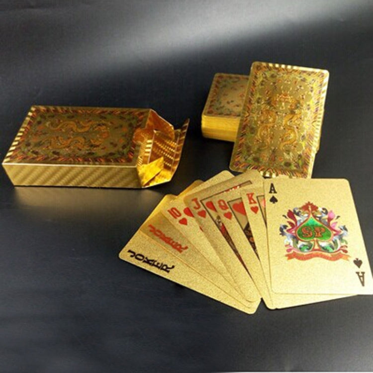Creative Frosted  Back Texture Plastic From Vegas to Macau Playing Cards Texas Poker Novelty Collection Gift, Silver Tattice Paper Box, Mosaic Gold Dollar Paper Box, Golden Dragon and Phoenix Paper Box, Gold Double Dragon Kung Hei Fat Choy Paper Box   ...