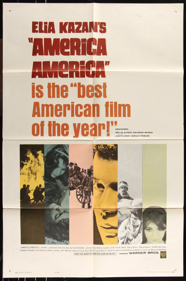 America, America (1964) Original US One Sheet Movie Poster