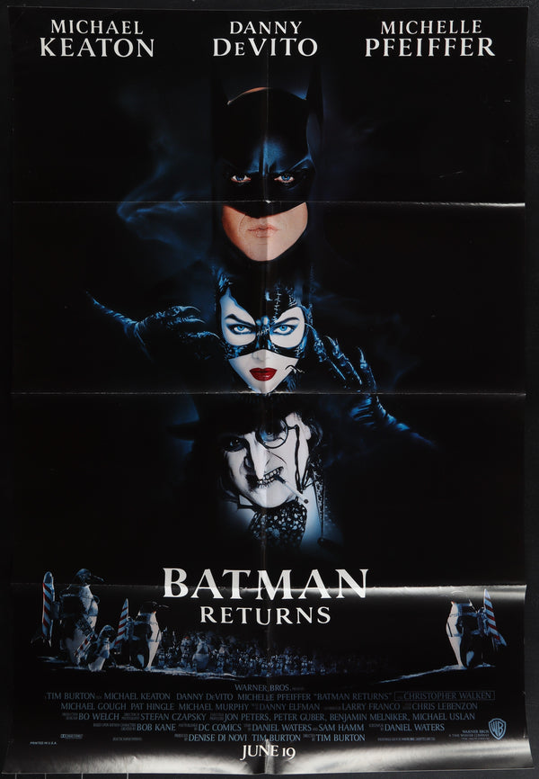 Batman Returns (1992) Original US One Sheet Movie Poster