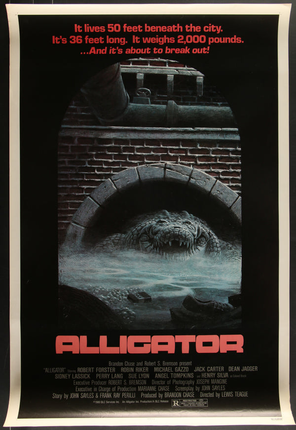 Alligator (1980) Original US One Sheet Movie Poster