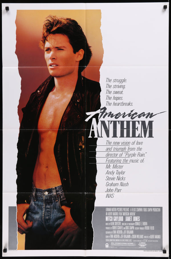 American Anthem (1986) Original US One Sheet Movie Poster