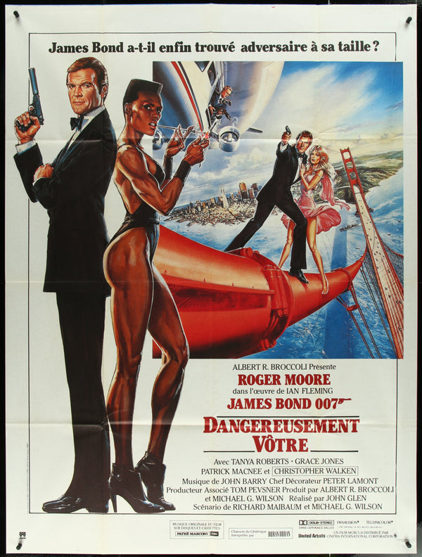 A View To A Kill (1985) Original French One Panel (Grande) Movie Poster