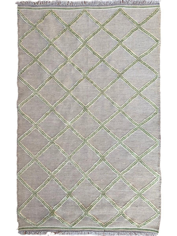 Avis Hand Knotted Rug - Size: 6.3 x 4.2