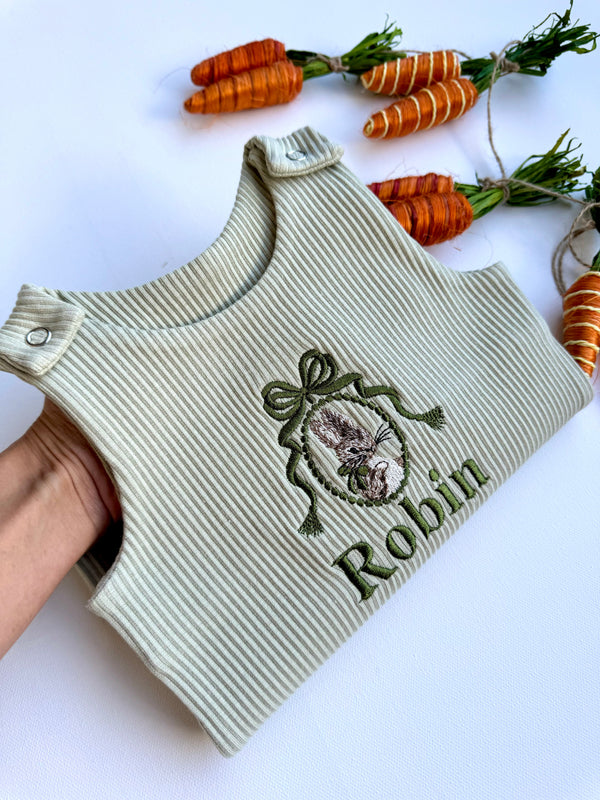Easter Bunny Baby Dungarees