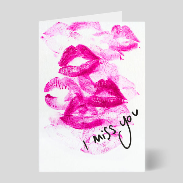Sara Pope - I Miss You - Greetings Card