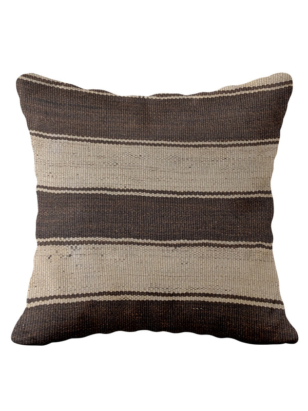 Turkish Kilim Vintage Cushion Cover - 40 x 40 cm