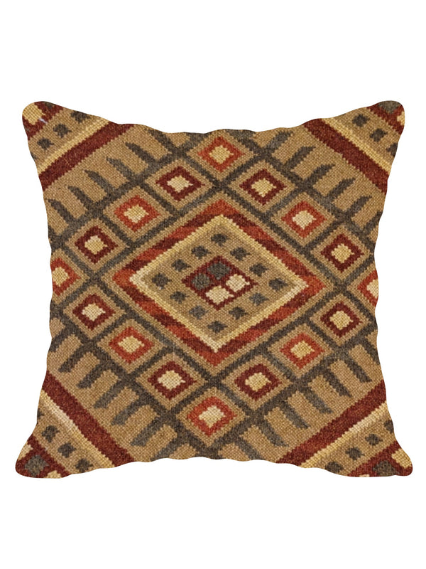 Turkish Kilim Vintage Cushion Cover - 40 x 40 cm